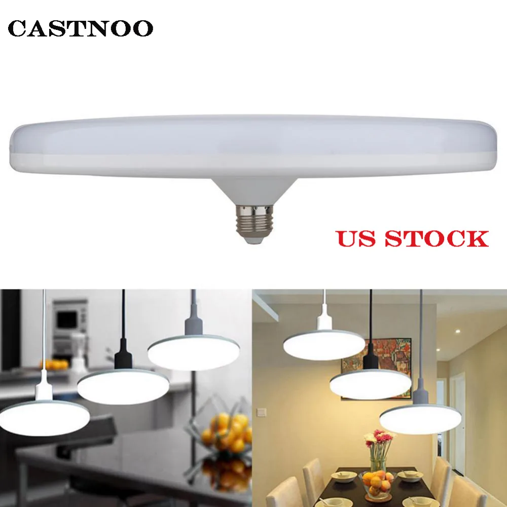 CASTNOO E27 220V 5730 LEDs lamp Spotlight LED Lights 40W UFO Lampada Bombillas High Power Led Bulb Light Lighting Cool white
CASTNOO E27 220V 5730 LEDs lamp Spotlight LED Lights 40W UFO Lampada Bombillas High Power Led Bulb Light Lighting Cool white