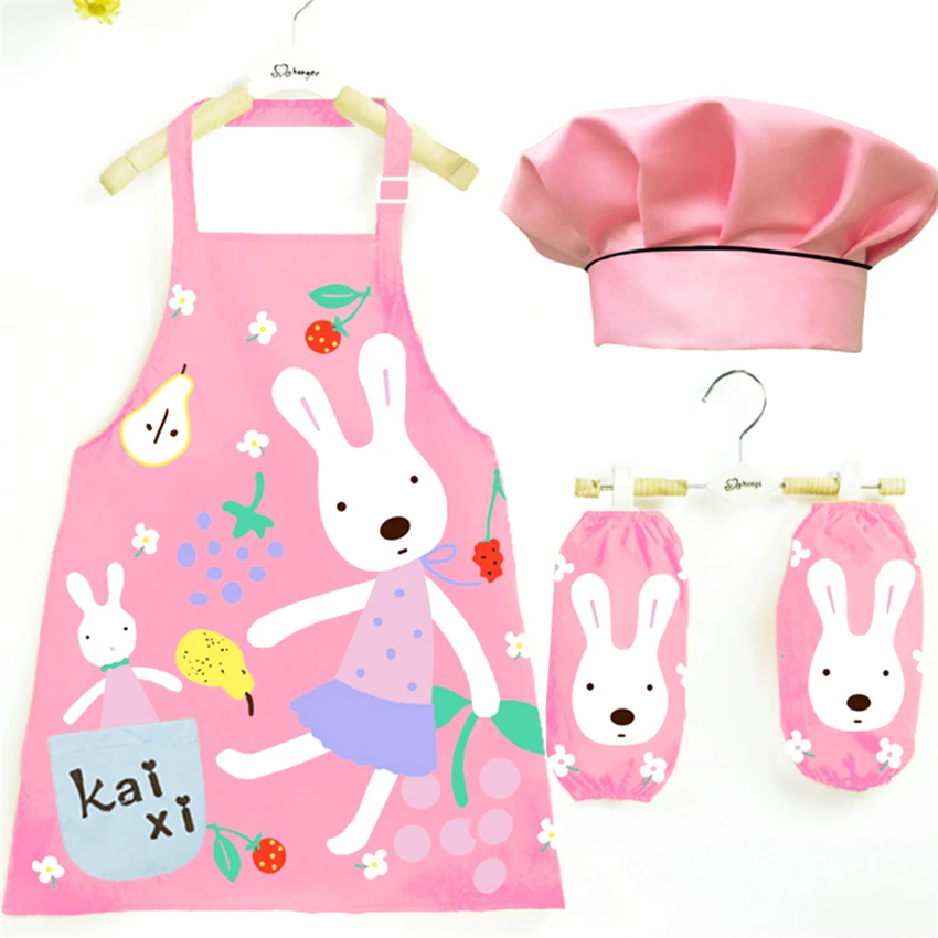 5Color Baby Girls Chef Uniform Cook Baking Drawing Painting Waterproof Clothing for Boys Apron+sleeve+hat Costumes Set
5Color Baby Girls Chef Uniform Cook Baking Drawing Painting Waterproof Clothing for Boys Apron+sleeve+hat Costumes Set