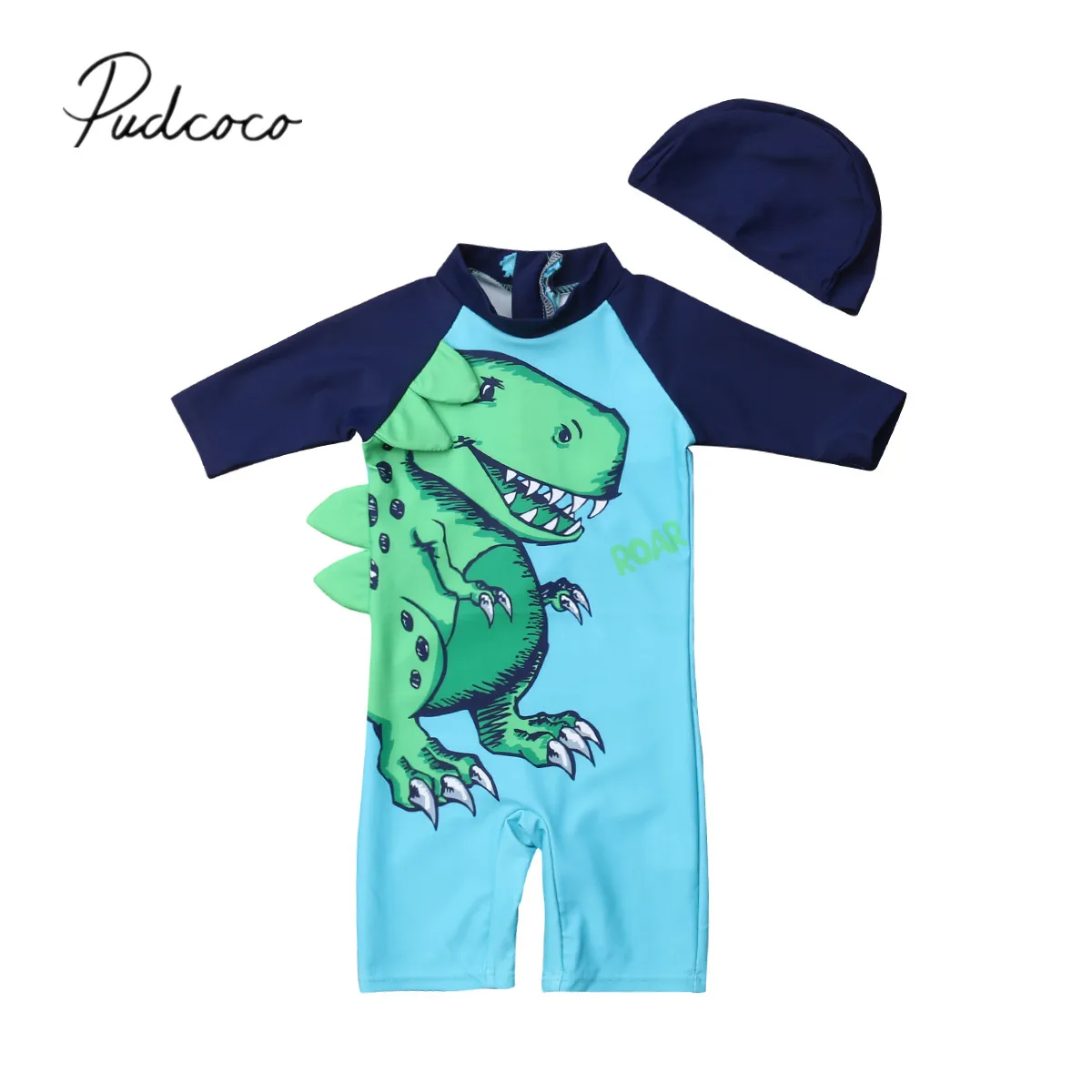 2019 Brand New 1-6Y Toddler Kids Baby Boys Quick-drying Swimsuit Sun Protective Swimwear Dinosaur One-Piece+Hats Bathing Suits
2019 Brand New 1-6Y Toddler Kids Baby Boys Quick-drying Swimsuit Sun Protective Swimwear Dinosaur One-Piece+Hats Bathing Suits
