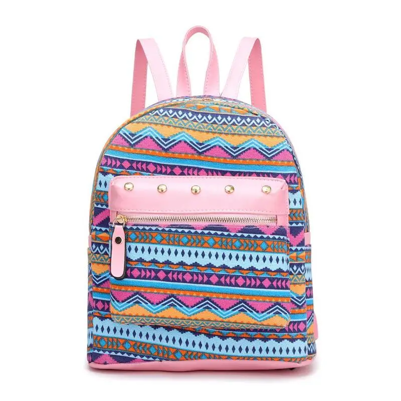 Large Capacity Canvas Backpack Knapsack Rivet Printing Backpacks Ethnic Women Casual Travel Rucksack Teenager School Bag mochila
Large Capacity Canvas Backpack Knapsack Rivet Printing Backpacks Ethnic Women Casual Travel Rucksack Teenager School Bag mochila
