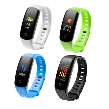 ALLOYSEED 0.96 inch IPS Color Screen IP68 Waterproof Blood Pressure Heart Rate Monitor Fitness Tracker Smart Bracelet Wristband
ALLOYSEED 0.96 inch IPS Color Screen IP68 Waterproof Blood Pressure Heart Rate Monitor Fitness Tracker Smart Bracelet Wristband