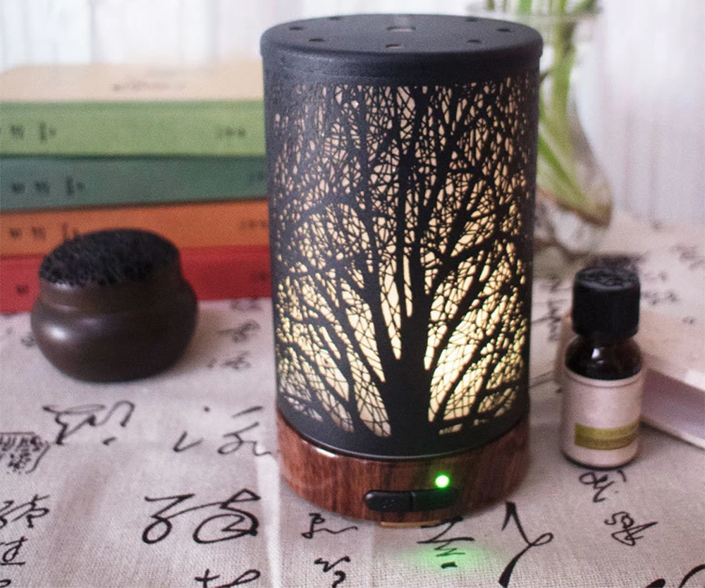 100ml Aromatherapy air Humidifier Aroma Diffuser Ultrasonic Metal Essential Oil Diffuser Cool Mist Maker for Home Office 
100ml Aromatherapy air Humidifier Aroma Diffuser Ultrasonic Metal Essential Oil Diffuser Cool Mist Maker for Home Office