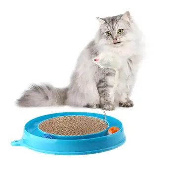 Cat Toys Spring Feathers Scratch Board Interactive Toy Multifunctional Disk Play Activity Funny Playing Toys for Cats Products
Cat Toys Spring Feathers Scratch Board Interactive Toy Multifunctional Disk Play Activity Funny Playing Toys for Cats Products