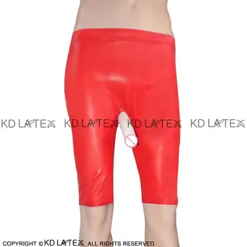 Red With Transparent Latex Long Leg Boxer Shorts With Condom Rubber Bermuda Pants DK-0024
Red With Transparent Latex Long Leg Boxer Shorts With Condom Rubber Bermuda Pants DK-0024