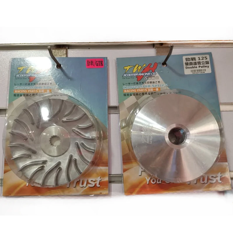 TWH High Performance Variator Kit Drive double pulley teflon pulley with fan for yamaha bws125 GTR CYGNUS 4V Scooter Moped
TWH High Performance Variator Kit Drive double pulley teflon pulley with fan for yamaha bws125 GTR CYGNUS 4V Scooter Moped
