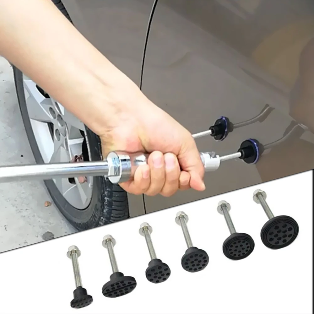 6 Pcs Plastic Dent Repair Puller Tool Car Auto Removal Glue Tabs Removal Set Tools Strong Suction Cup
6 Pcs Plastic Dent Repair Puller Tool Car Auto Removal Glue Tabs Removal Set Tools Strong Suction Cup