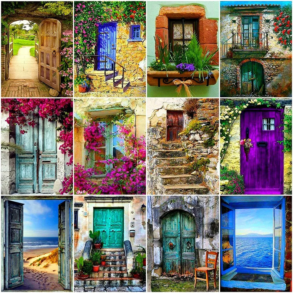 AZQSD Diamond Embroidery Houses Diamond Painting Door Full Square Drill Diamond Mosaic Scenery Gift 5D DIY Home Decoration
AZQSD Diamond Embroidery Houses Diamond Painting Door Full Square Drill Diamond Mosaic Scenery Gift 5D DIY Home Decoration