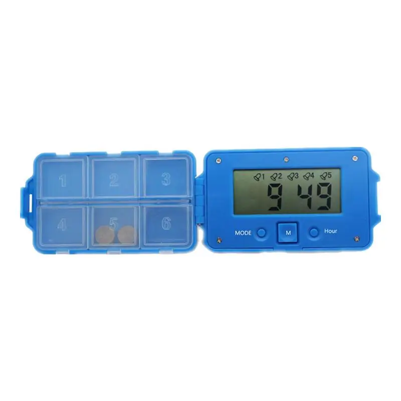 Vitamin Storage Box Intelligent Electronic Kit 6-Segment Private Large-Screen Box Timing Reminder Portable Storage Box Pill Box
Vitamin Storage Box Intelligent Electronic Kit 6-Segment Private Large-Screen Box Timing Reminder Portable Storage Box Pill Box
