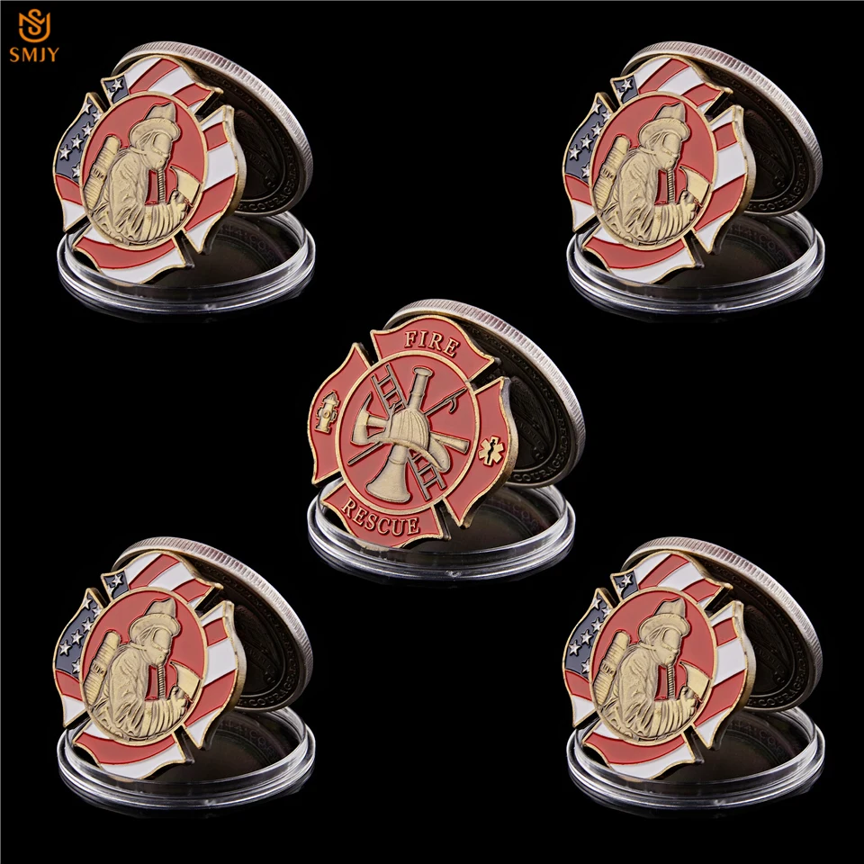 5PCS American Fire Rescue Service People USA Metal Firefighters Challenge Commemorative Coin Collection Value
5PCS American Fire Rescue Service People USA Metal Firefighters Challenge Commemorative Coin Collection Value