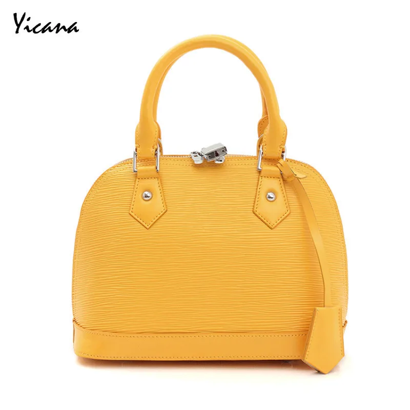 Yicana 2018 New Style Cowhide Woman handbag Fashion Toothpick Grain Shell Package Shoulder Messenger bag
Yicana 2018 New Style Cowhide Woman handbag Fashion Toothpick Grain Shell Package Shoulder Messenger bag
