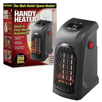 Handy Personal Heater, Plug-in Mini Portable Warmer with Programmable Timer, Compact Design, Quick and Easy Heat
Handy Personal Heater, Plug-in Mini Portable Warmer with Programmable Timer, Compact Design, Quick and Easy Heat