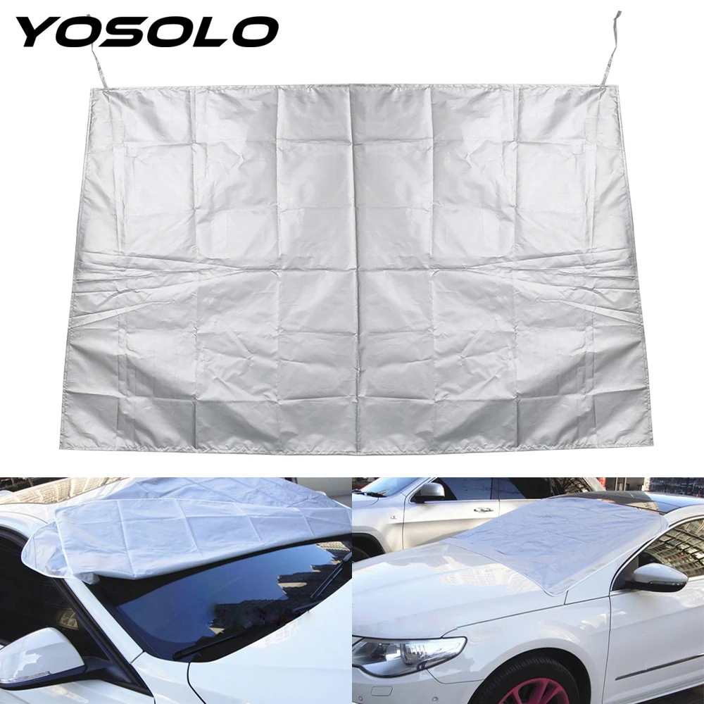 YOSOLO Anti Snow Frost Ice Shield Magnetic Half Size Car Covers Windscreen Cover Winter Mat Dust Protector Heat Sun Shade
YOSOLO Anti Snow Frost Ice Shield Magnetic Half Size Car Covers Windscreen Cover Winter Mat Dust Protector Heat Sun Shade