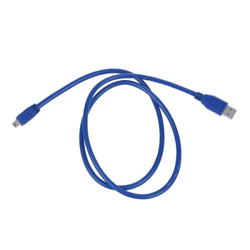 Blue Superspeed USB 3.0 Type A Male to Mini B 10 Pin Male Adapter Cable Cord
Blue Superspeed USB 3.0 Type A Male to Mini B 10 Pin Male Adapter Cable Cord