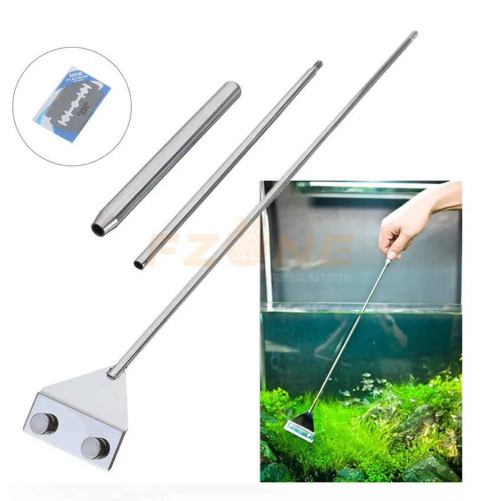 Aquarium Cleaner Kit Stainless Steel Aquarium Fish Tank Algae Scraper Aquatic Plants Algae Scraper Shaving Blade Grass
Aquarium Cleaner Kit Stainless Steel Aquarium Fish Tank Algae Scraper Aquatic Plants Algae Scraper Shaving Blade Grass