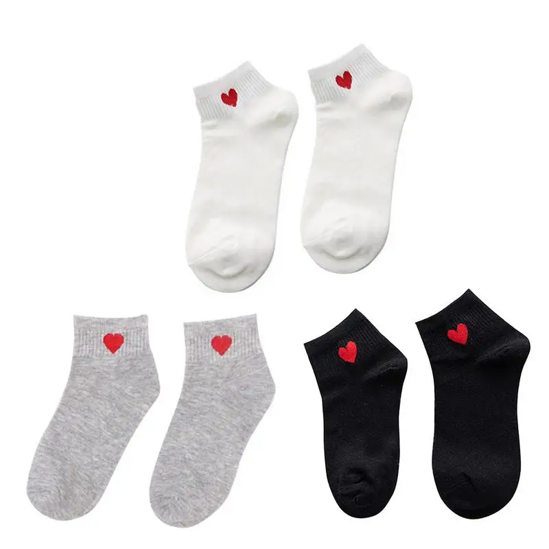 Women Harajuku Cotton College Wind Socks Japanese Pretty Love Red Heart Pattern Socks Girls Adult Ankle Socks For Female
Women Harajuku Cotton College Wind Socks Japanese Pretty Love Red Heart Pattern Socks Girls Adult Ankle Socks For Female