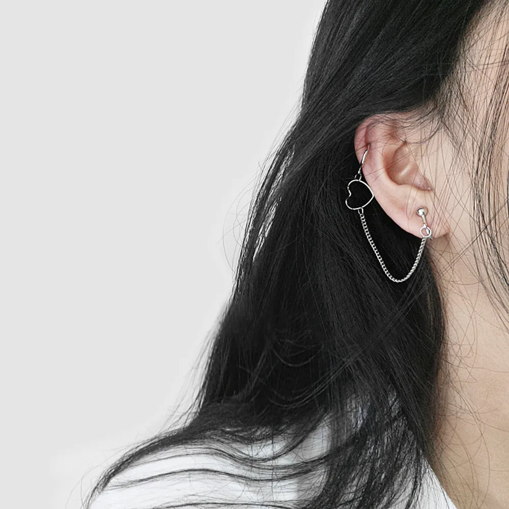 Women Punk Hip Hop Long Chain Drop Earrings Silver Circle Love Heart Statement Earrings Fashion Accessories Korean Jewelry
Women Punk Hip Hop Long Chain Drop Earrings Silver Circle Love Heart Statement Earrings Fashion Accessories Korean Jewelry