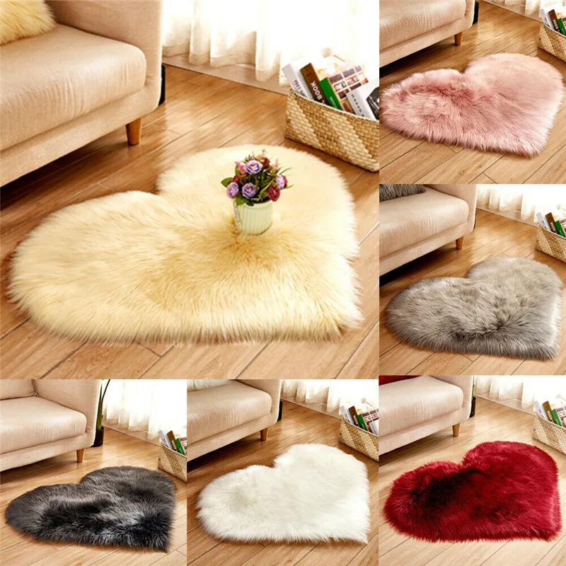 Love Heart Shaped Fluffy Soft Fabric Anti-Skid Shaggy Area Rug Dining Room Home Bedroom Carpet Floor Mat Faux Fur Hairy Carpet
Love Heart Shaped Fluffy Soft Fabric Anti-Skid Shaggy Area Rug Dining Room Home Bedroom Carpet Floor Mat Faux Fur Hairy Carpet