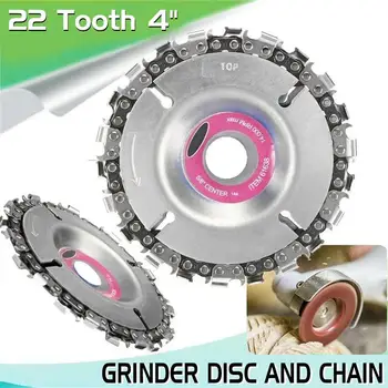 Woodworking Chain Angle Chain Grinding Disc Cutting Blade Wood Carving Disc for Angle Grinder
Woodworking Chain Angle Chain Grinding Disc Cutting Blade Wood Carving Disc for Angle Grinder