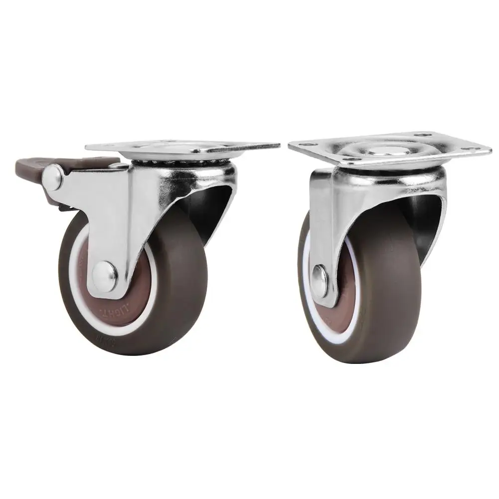 4pcs Swivel Caster Wheels Heavy Duty Furniture Mute Soft Rubber Casters durable HOT
4pcs Swivel Caster Wheels Heavy Duty Furniture Mute Soft Rubber Casters durable HOT