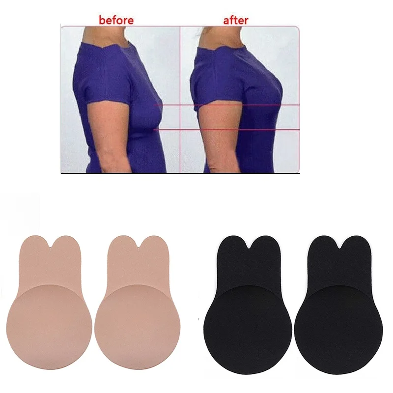 1 Pair Reusable Invisible Breast Lift Bra Tape Silicone Nipple Cover Sticker Adhesive Push Up Breast Underwear Toiletry Kits
1 Pair Reusable Invisible Breast Lift Bra Tape Silicone Nipple Cover Sticker Adhesive Push Up Breast Underwear Toiletry Kits