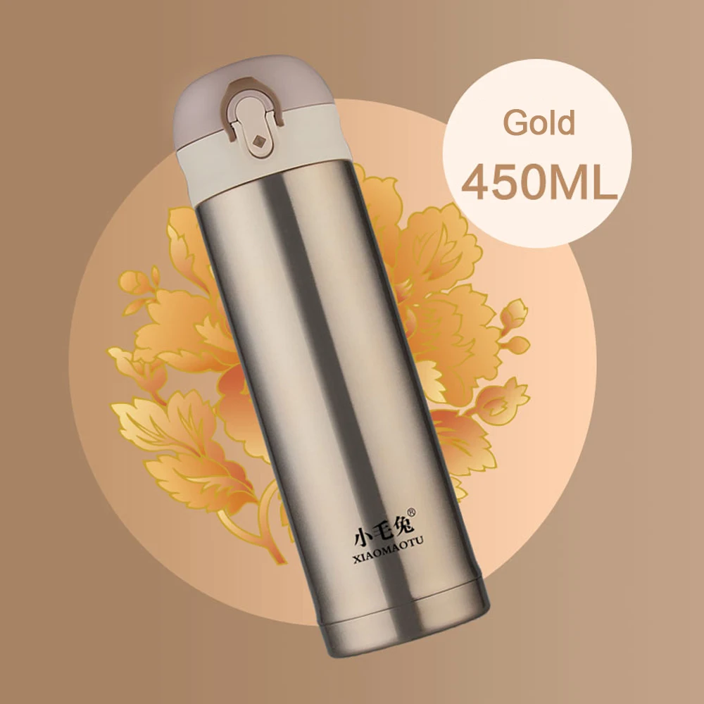 XIAOMAOTU 450ML 304 Stainless Steel Thermos Cup Flask Mug Vacuum Cup Bounce Lip Insulated Cup Winter Coffee Water Thermal Bottle
XIAOMAOTU 450ML 304 Stainless Steel Thermos Cup Flask Mug Vacuum Cup Bounce Lip Insulated Cup Winter Coffee Water Thermal Bottle