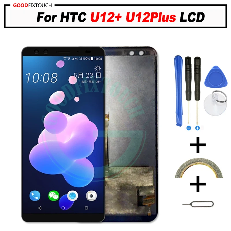 6.0" For HTC U12+ LCD Display Touch Screen Digitizer Assembly Replacement Parts For HTC U12 plus LCD 2880x1440 pixels
6.0" For HTC U12+ LCD Display Touch Screen Digitizer Assembly Replacement Parts For HTC U12 plus LCD 2880x1440 pixels