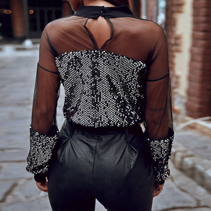 Doyerl Slim Glitter Shirt Top Woman Sparkly Sequin T-shirt Tees Sexy Party Night Clubwear Elegant Office Ladies Wear To Work
Doyerl Slim Glitter Shirt Top Woman Sparkly Sequin T-shirt Tees Sexy Party Night Clubwear Elegant Office Ladies Wear To Work