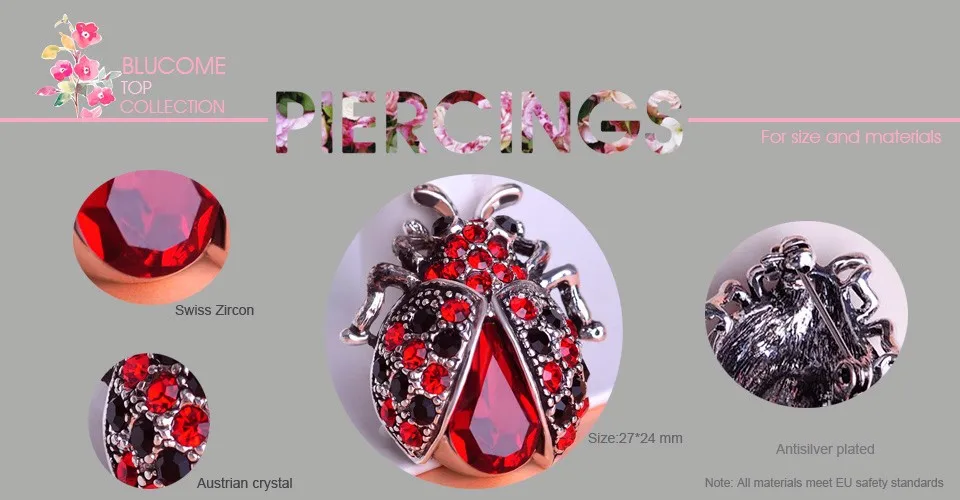 SIZE brooch grey