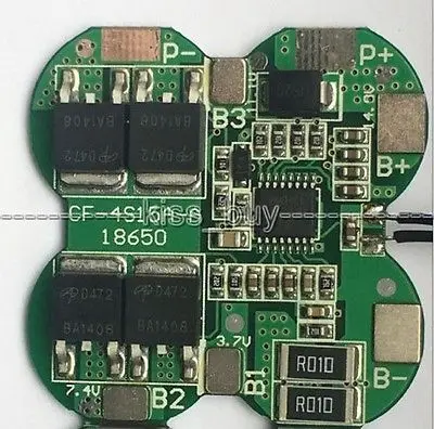 4S 15A 14.8V Lithium Li-ion 18650 Battery Packs Protection BMS PCB Board Circuit
4S 15A 14.8V Lithium Li-ion 18650 Battery Packs Protection BMS PCB Board Circuit
