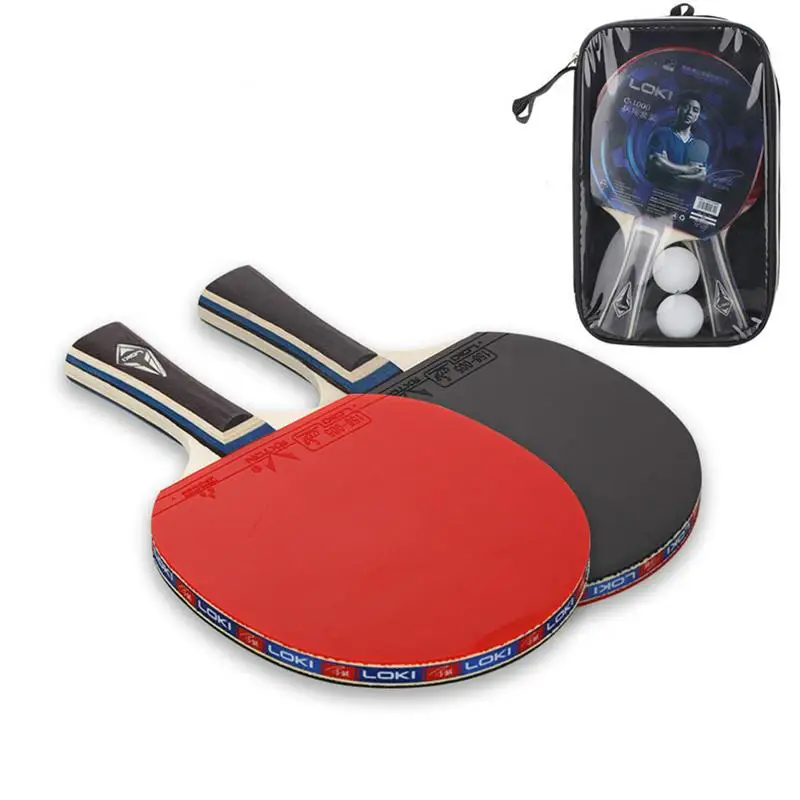 1 Pair Table Tennis Bat Racket Pimples In Long Short Handle Ping Pong Paddle Racket Set With Bag 3 Balls
1 Pair Table Tennis Bat Racket Pimples In Long Short Handle Ping Pong Paddle Racket Set With Bag 3 Balls