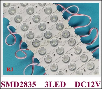 AL+ABS injection LED module with lens wide angle waterproof DC12V 1.5W SMD5730/SMD2835 3led IP65 80mm*18mm*8mm CE ROHS
AL+ABS injection LED module with lens wide angle waterproof DC12V 1.5W SMD5730/SMD2835 3led IP65 80mm*18mm*8mm CE ROHS