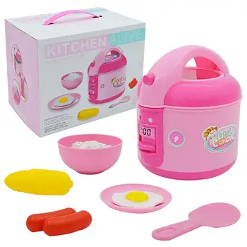 Mini Play House Toy Plastic Simulation Music Kitchen Electric Smart Rice Cooker for Children
Mini Play House Toy Plastic Simulation Music Kitchen Electric Smart Rice Cooker for Children