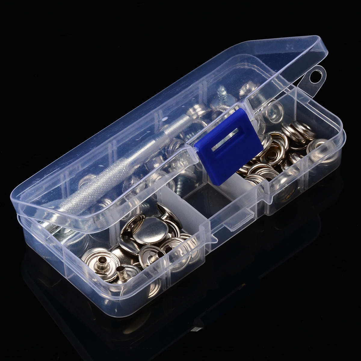 62pcs 5/8" Snap Fastener Screw Buttons with Buttons Sockets and Screw Studs Attaching Tool for Tent Boat Marine Canvas Cover
62pcs 5/8" Snap Fastener Screw Buttons with Buttons Sockets and Screw Studs Attaching Tool for Tent Boat Marine Canvas Cover