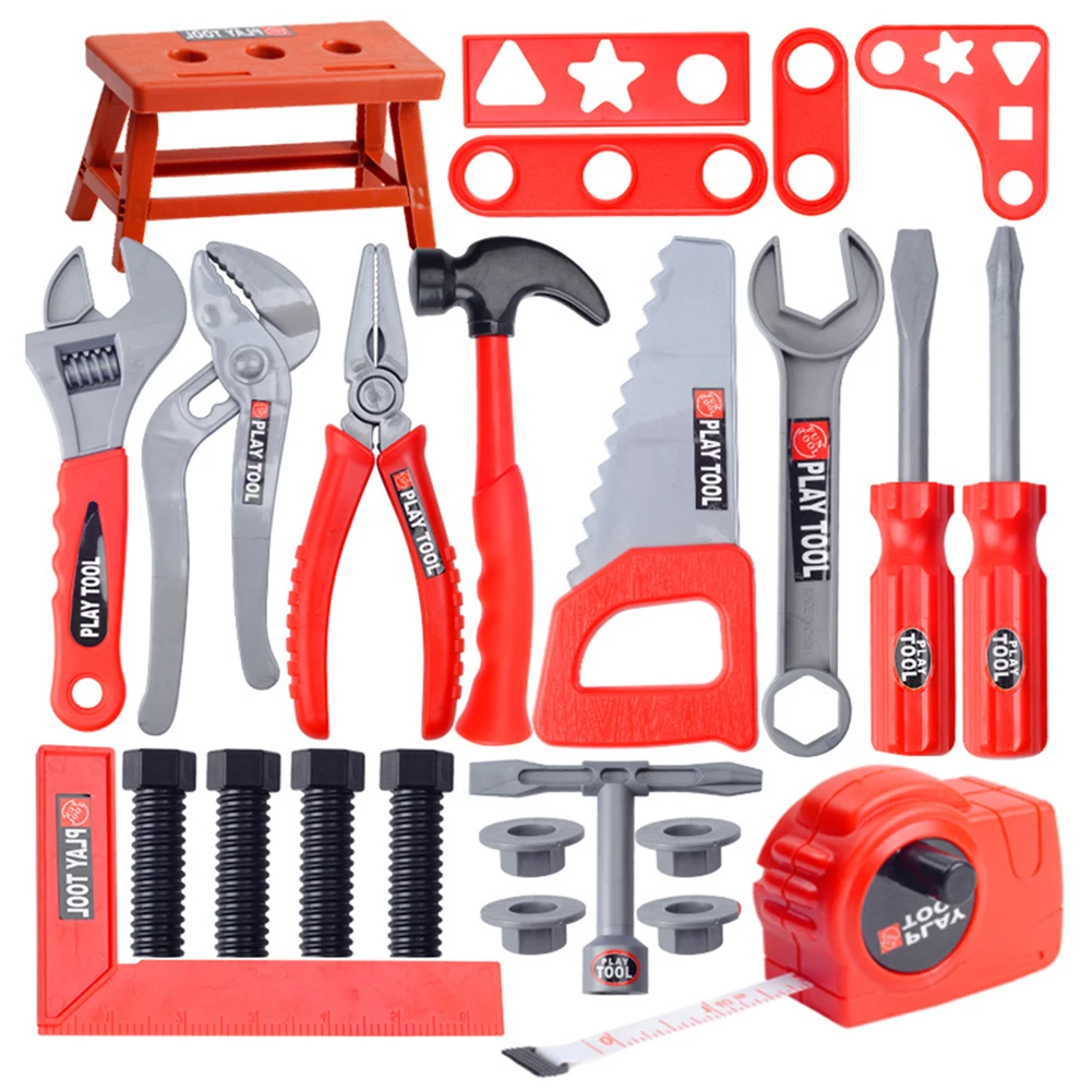 Children's Toolbox Set Simulation Repair Tool Drill Screwdriver Repair Kit House play Toys Tool Set Puzzle Toy Set for kids
Children's Toolbox Set Simulation Repair Tool Drill Screwdriver Repair Kit House play Toys Tool Set Puzzle Toy Set for kids