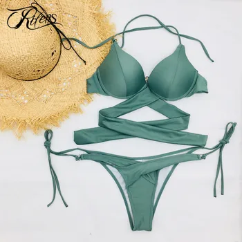 Urifens Biquinis Feminino 2019 Bandage Solid Beach Swimwear Women Summer Swimsuit Mujer Sexy Push Up Bikinis Set Femme LJN50
Urifens Biquinis Feminino 2019 Bandage Solid Beach Swimwear Women Summer Swimsuit Mujer Sexy Push Up Bikinis Set Femme LJN50