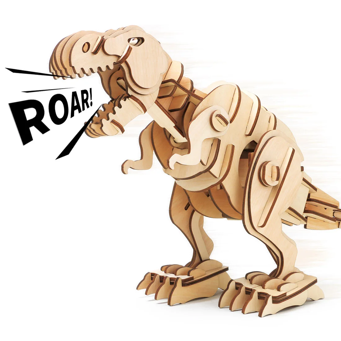 Robotime Voice Control T-Rex Dinosaurs 3D Assembly DIY Steam Model Building Kits Toys Gift For Children
Robotime Voice Control T-Rex Dinosaurs 3D Assembly DIY Steam Model Building Kits Toys Gift For Children