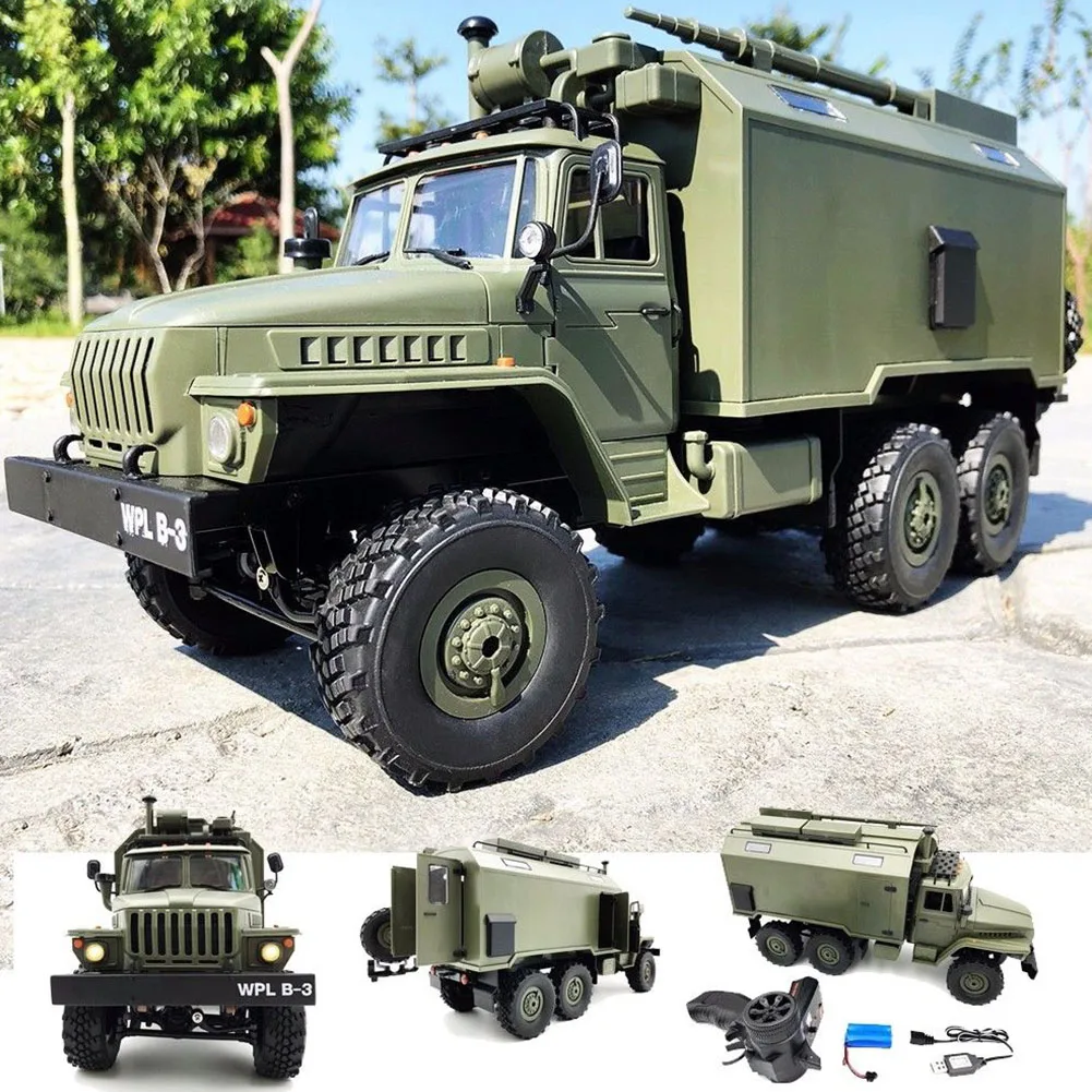 RC Car Off Road Crawler Military Gift Command Truck Vehicle Communication Auto Army
RC Car Off Road Crawler Military Gift Command Truck Vehicle Communication Auto Army
