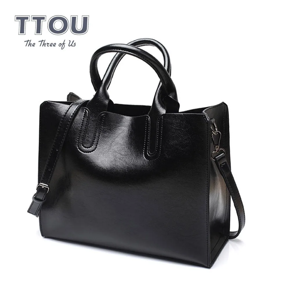 TTOU Fashion Women Leather Handbags Big Capacity Quality Solid Casual Female Shoulder Bag Large Casual Ladies' Tote Bag Bolsos
TTOU Fashion Women Leather Handbags Big Capacity Quality Solid Casual Female Shoulder Bag Large Casual Ladies' Tote Bag Bolsos
