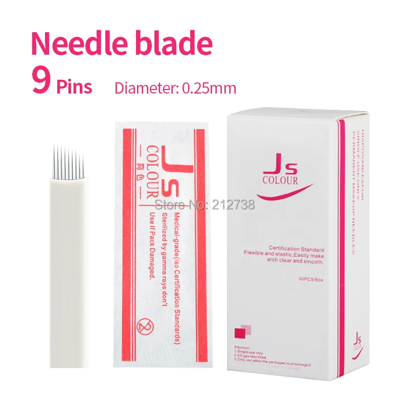 Free Shipping 50pcs 9Pin Microblading Shading Blade Tattoo Needles Microblading Needle Fog Eyebrow & Lip Needle
Free Shipping 50pcs 9Pin Microblading Shading Blade Tattoo Needles Microblading Needle Fog Eyebrow & Lip Needle