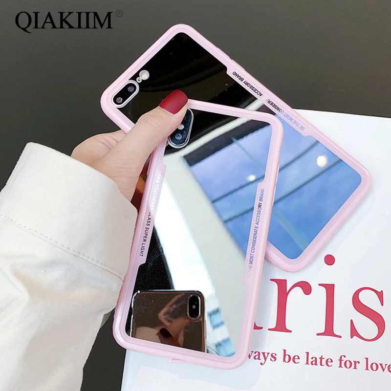 Luxury Mirror Phone Case For iPhone 6 6S 7 8 Plus X 10 XR XS Max Cases Silicon+PC For Huawei P20 Mate 20 Pro Lite Make up Cover
Luxury Mirror Phone Case For iPhone 6 6S 7 8 Plus X 10 XR XS Max Cases Silicon+PC For Huawei P20 Mate 20 Pro Lite Make up Cover