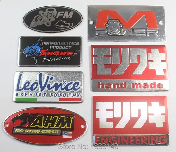 New 3D Aluminum Heat-resistant Aluminium Motorcycle Exhaust Pipes Decal Sticker For Scorpio Yoshimura Akrapovic Sticker
New 3D Aluminum Heat-resistant Aluminium Motorcycle Exhaust Pipes Decal Sticker For Scorpio Yoshimura Akrapovic Sticker