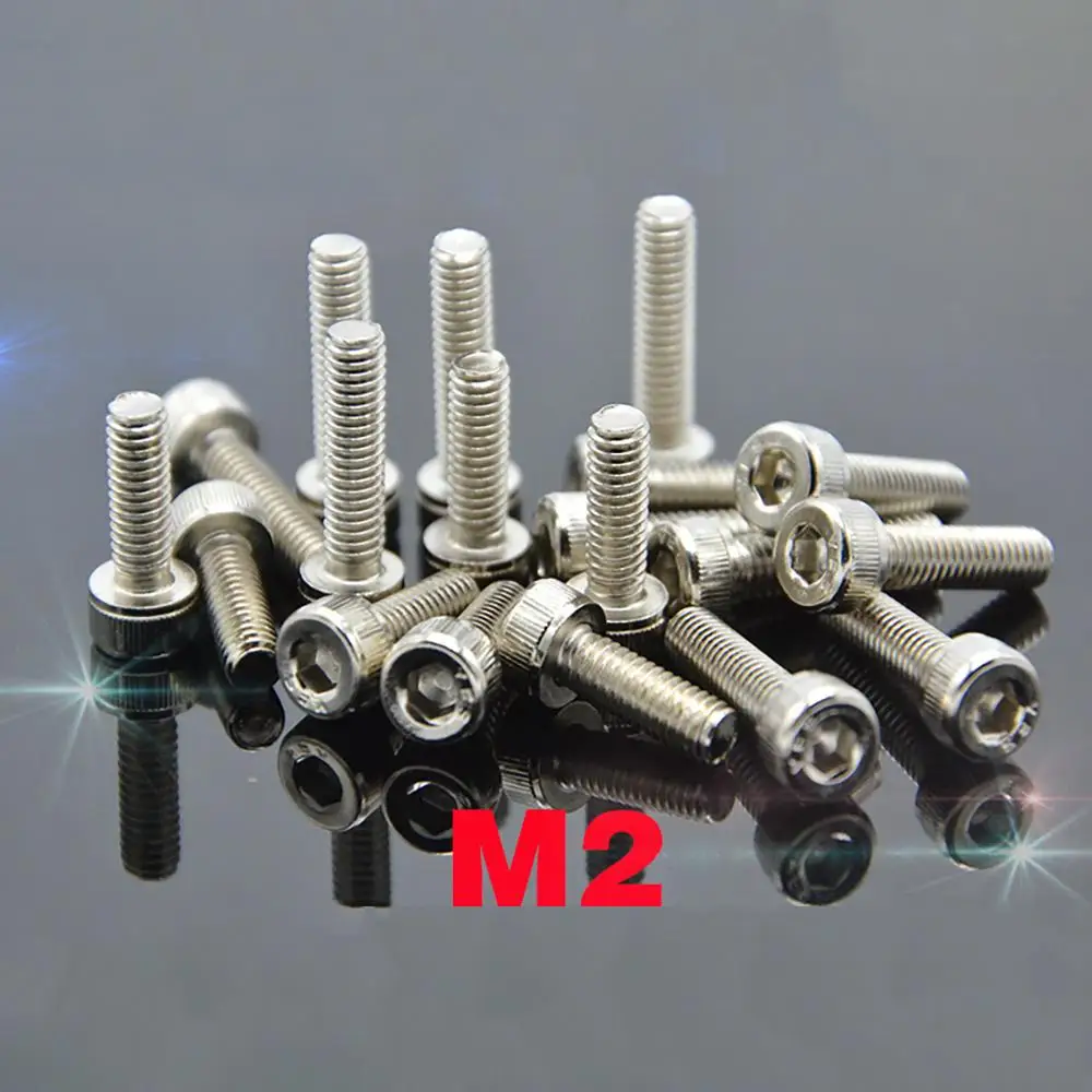 10PCS M2/2.5/3/4 White Nicke Plated 12.9 Grade Alloy Steel Hex Socket Cap Head Screw DIN912 DIY Car Model Furniture fastener
10PCS M2/2.5/3/4 White Nicke Plated 12.9 Grade Alloy Steel Hex Socket Cap Head Screw DIN912 DIY Car Model Furniture fastener