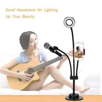 USB Powered Operated 6W 36LED Light Round Selfie Camera Lamp T-ouch Control 360° Rotatable Angle For Live Show Taking Pictures
USB Powered Operated 6W 36LED Light Round Selfie Camera Lamp T-ouch Control 360° Rotatable Angle For Live Show Taking Pictures