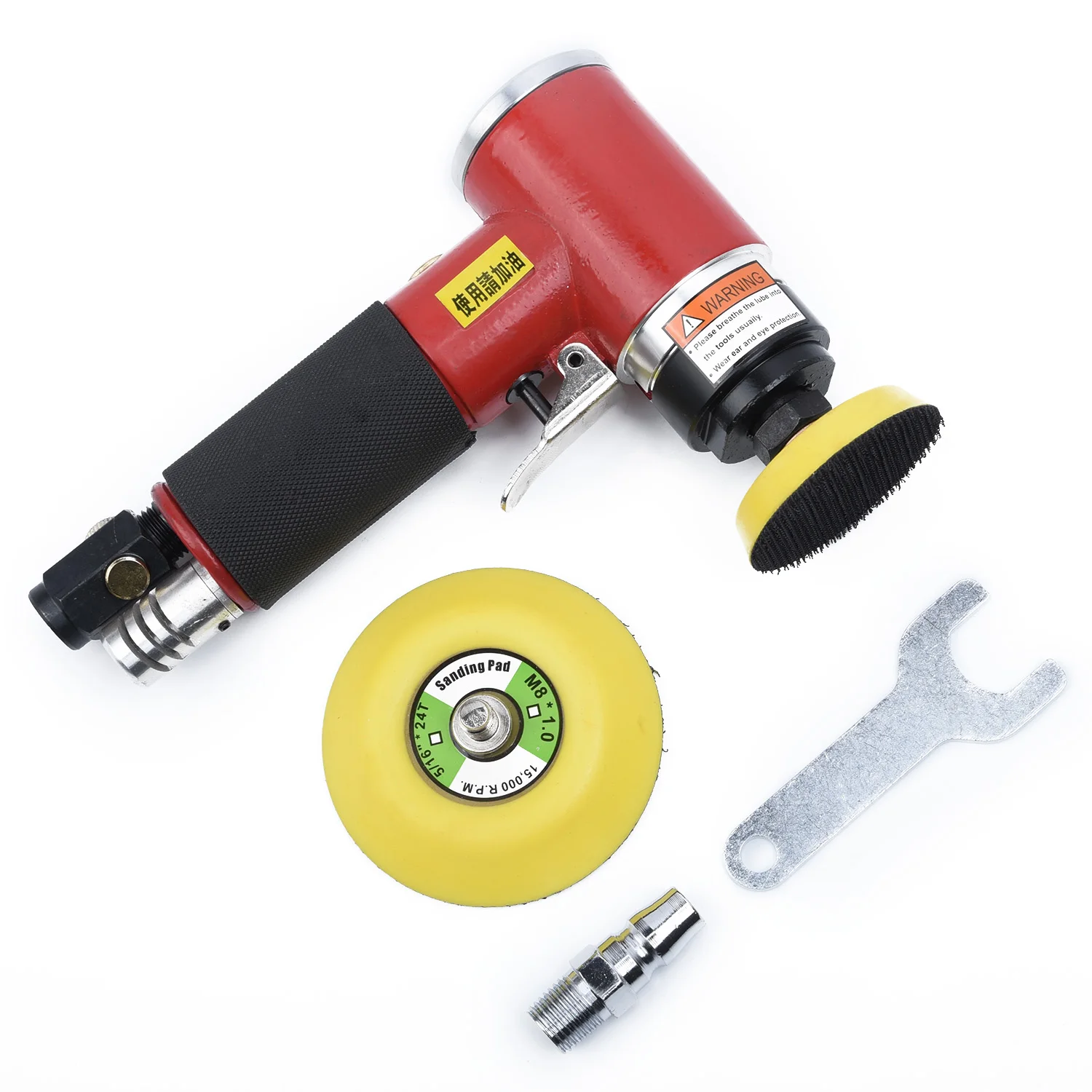 3 Inch High-speed Polishing Sander Mini Pneumatic Sanding Polisher Machine 
3 Inch High-speed Polishing Sander Mini Pneumatic Sanding Polisher Machine