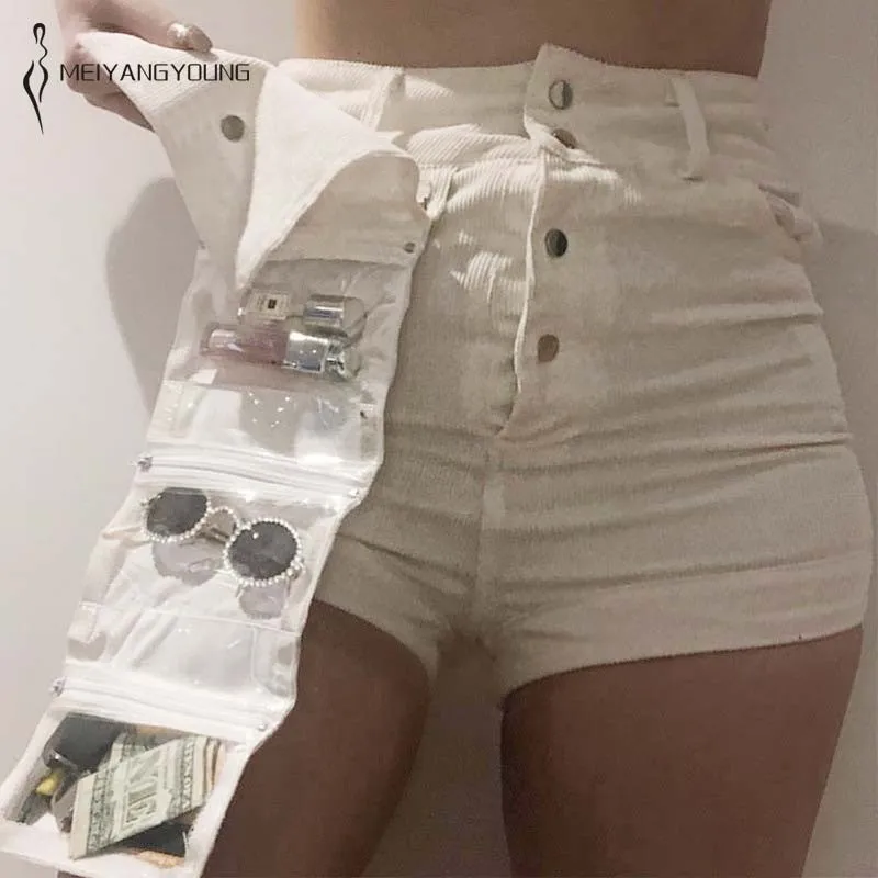 MEIYANGYOUNG Button Pockets High Waist Shorts Women Casual Slim Sexy Shorts Summer Fashion White Shorts Feminino
MEIYANGYOUNG Button Pockets High Waist Shorts Women Casual Slim Sexy Shorts Summer Fashion White Shorts Feminino