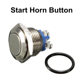 New 16mm Start Horn Button Stainless Steel Metal Waterproof Push button Engine Starter Switch Car Button Switches
New 16mm Start Horn Button Stainless Steel Metal Waterproof Push button Engine Starter Switch Car Button Switches
