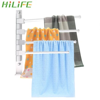 HILIFE Movable Towel Bars Wall Mounted Towel Rack 2/3/4 Arms Bathroom Products Towel Hanging Stainless Steel
HILIFE Movable Towel Bars Wall Mounted Towel Rack 2/3/4 Arms Bathroom Products Towel Hanging Stainless Steel