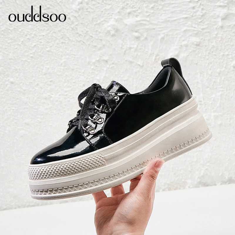 Spring Autumn Women Genuine Leather Derbies Woman Flat Black Brogue For Women Flat Shoes Size 34 Ladies Casual Zapatos De Mujer
Spring Autumn Women Genuine Leather Derbies Woman Flat Black Brogue For Women Flat Shoes Size 34 Ladies Casual Zapatos De Mujer