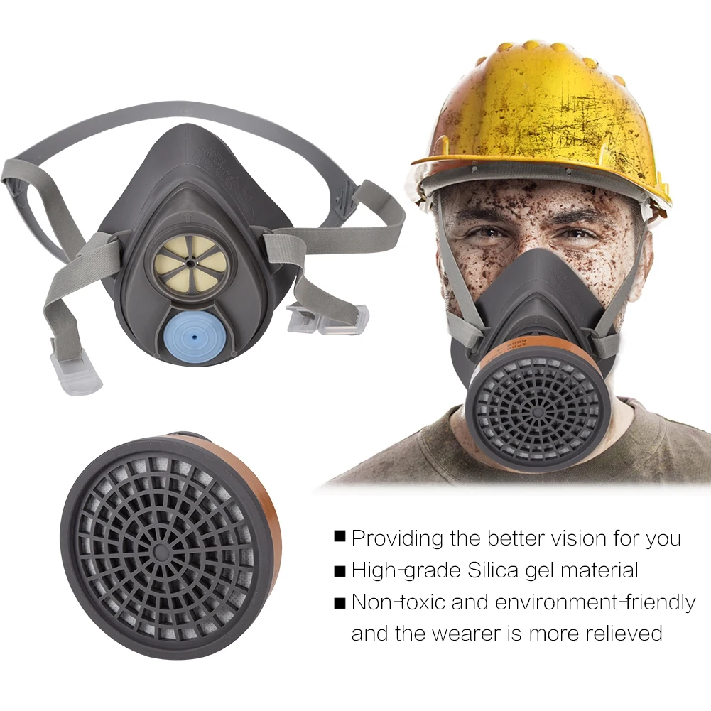 Rubber Respirator Protective Mask Automatic Filter Non-toxic Gas Mask Organic Gas Hot Sale
Rubber Respirator Protective Mask Automatic Filter Non-toxic Gas Mask Organic Gas Hot Sale