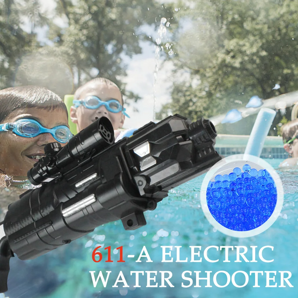 Fun 1 Set 611-A Electric Water Cannon Gel Bead Water Shooter Crystal Bullet DIY Toys for Children Outdoor Toys New Arrival
Fun 1 Set 611-A Electric Water Cannon Gel Bead Water Shooter Crystal Bullet DIY Toys for Children Outdoor Toys New Arrival